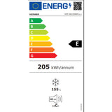 Heinner Vrijstaande Vriezer met Display - 155 liter - Full No Frost - 5 vriesvakken - Vrieskast - Supervriesfunctie - 5 Jaar Garantie - Wit