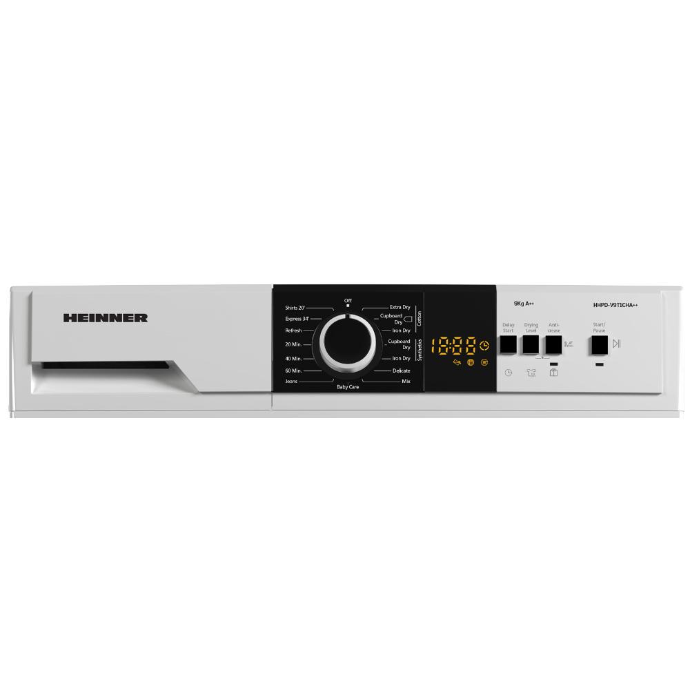 Heinner Warmtepompdroger  – 15 Programma’s – LED Display