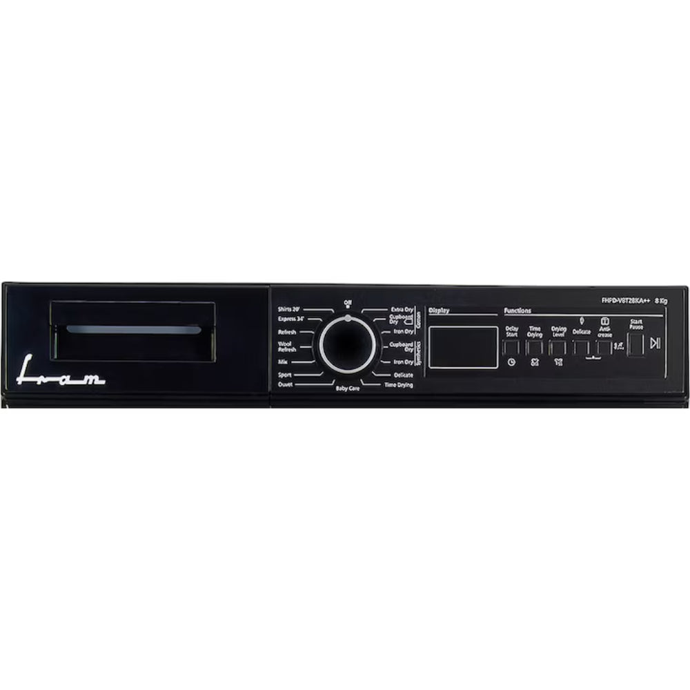 Fram Warmtepompdroger - Wasdroger - 15 Programma's - LED display